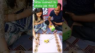 who connect to choco pie first...🍩🍩🍩 #challenge #gaming #games #funnyfamilygames #shorts
