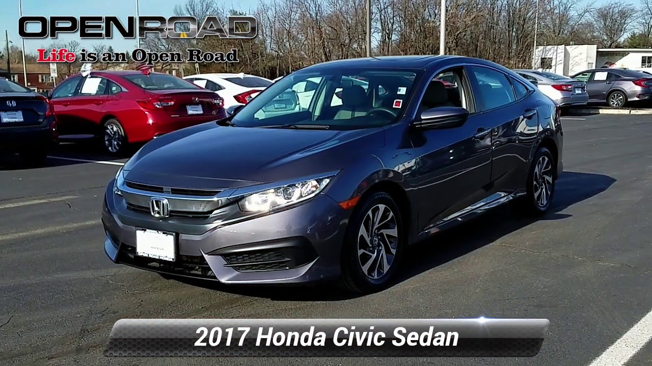 Certified 2017 Honda Civic Sedan EX, Edison, NJ 11272P YouTube