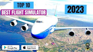 TOP 10 HIGH GRAPHICS FLIGHT SIMULATOR GAMES FOR ANDROID & IOS 2023 | REALISTIC FLIGHT SIMULATOR screenshot 1