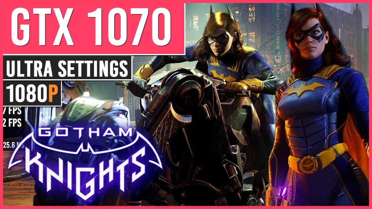 Gotham Knights - GTX 1060 3GB GDDR5  1080p Very Alta Bat-Qualidade 