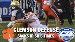 Clemson Defense Sacks Fighting Irish 6 Times