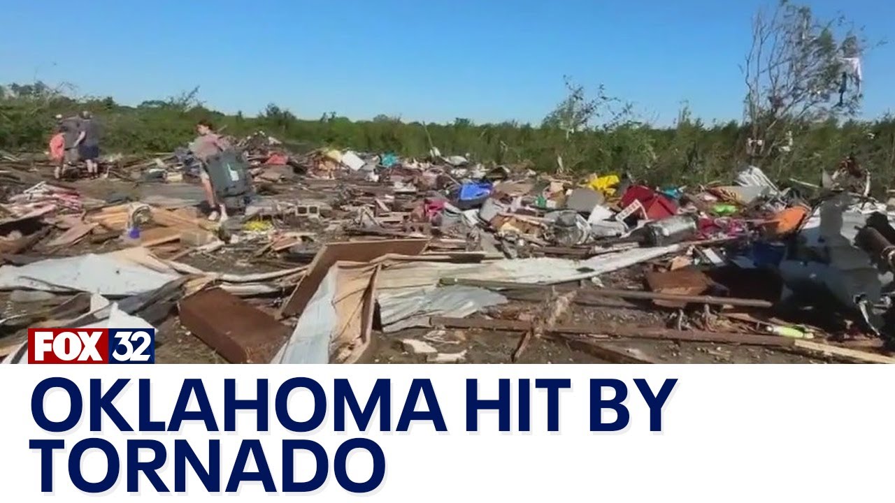 Tornadoes rip through Oklahoma - YouTube