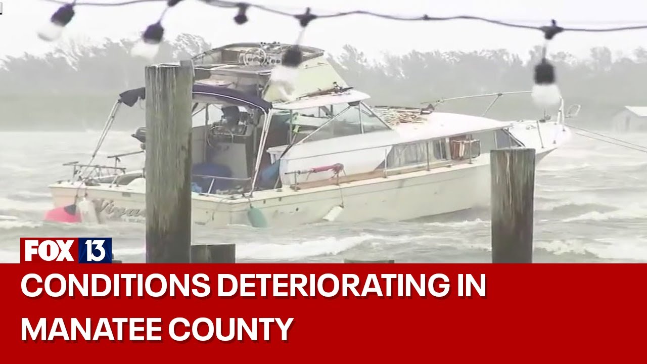 ⁣Hurricane Helene: Conditions deteriorating in Manatee County