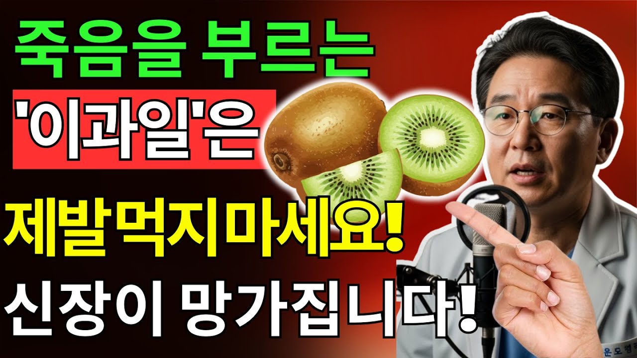평생 투석하기 싫다면, 당장 냉장고 속 '이 과일'부터 갖다 버리세요! (의사들도 잘 안 알려주는 진실)