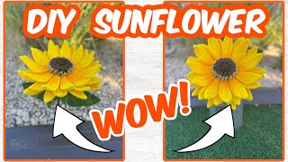 ADD this Huge DIY SUNFLOWER to your 2023 FALL Decor! EASY HIGHEND Decor on a BUDGET!
