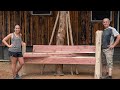 BUILDING A KING SIZE CEDAR CABIN BED | TIMBER FRAME MOUNTAIN HOME | DIY BEDFRAME
