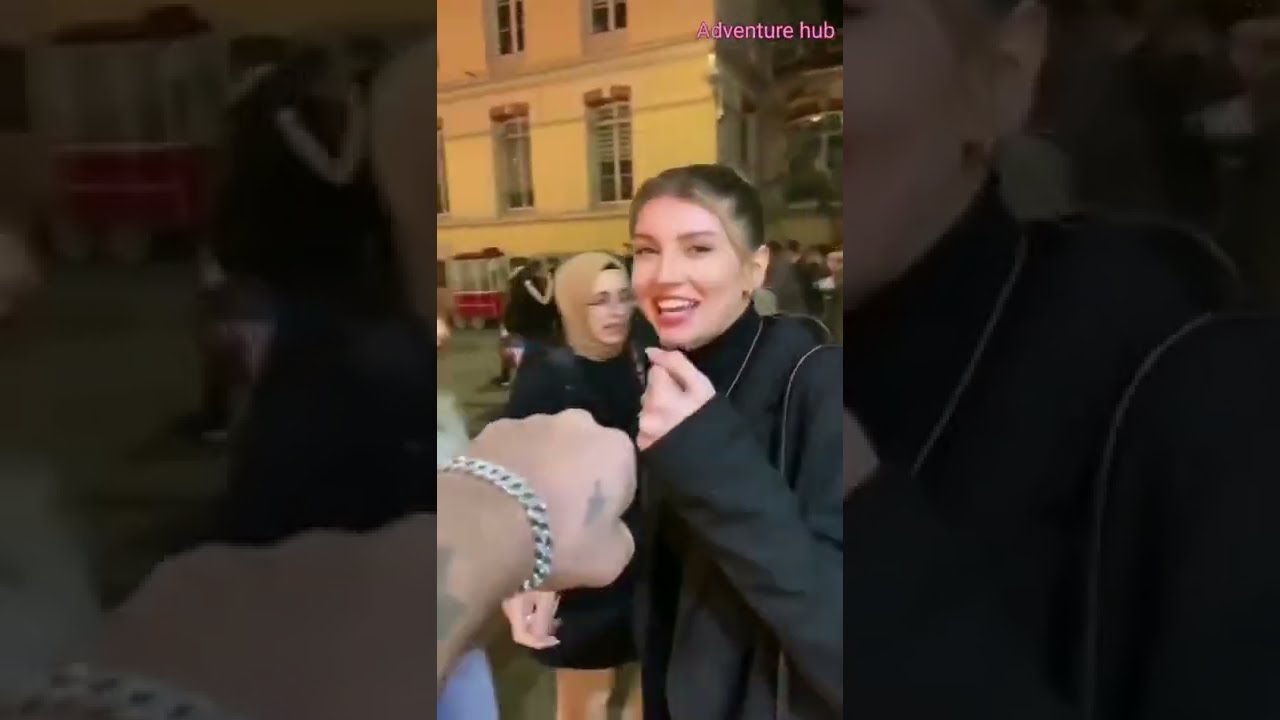 Fist bump with strangers