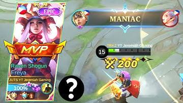 NEW ONE SHOT BUILD😮 | BROKEN ITEM | TOP 1 GLOBAL FREYA | FREYA BEST BUILD 2022 | MUST WATCH | MLBB✓