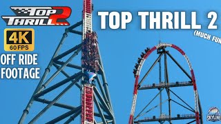Top Thrill 2 Off Ride Footage - Cedar Point - 4K 60FPS- (Non-Copyright)