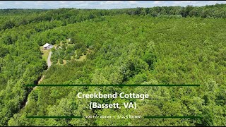 Creekbend Cottage: 101 Acres + Farmhouse + Creek in Henry Co, VA -Mossy Oak Properties Land & Luxury