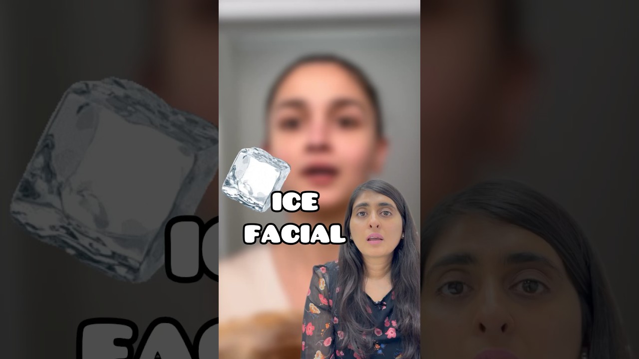 Ice facial | Ice on face benefits | Is ice good for your face