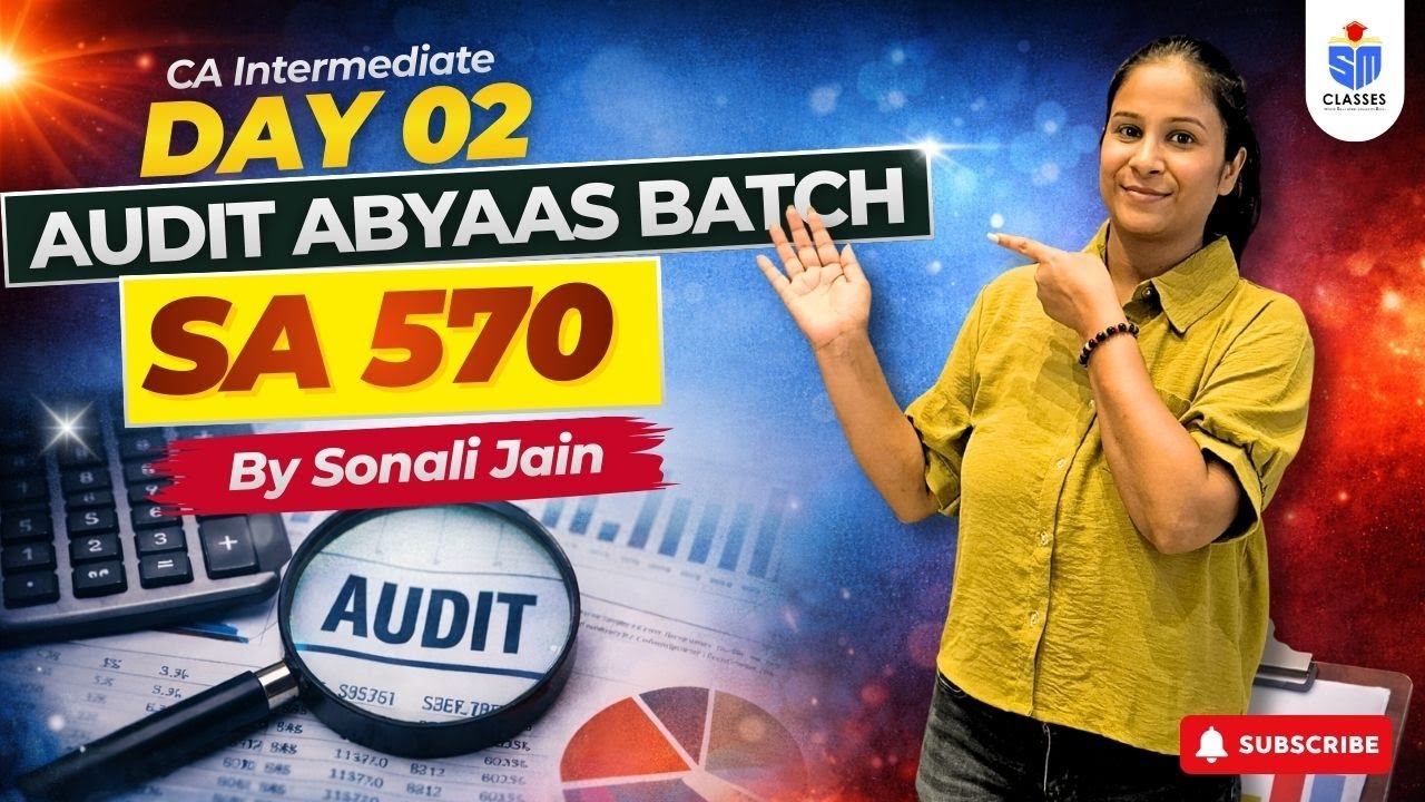 SA 570 – Going Concern | Standards on Auditing | SA Question Practice | CA Inter