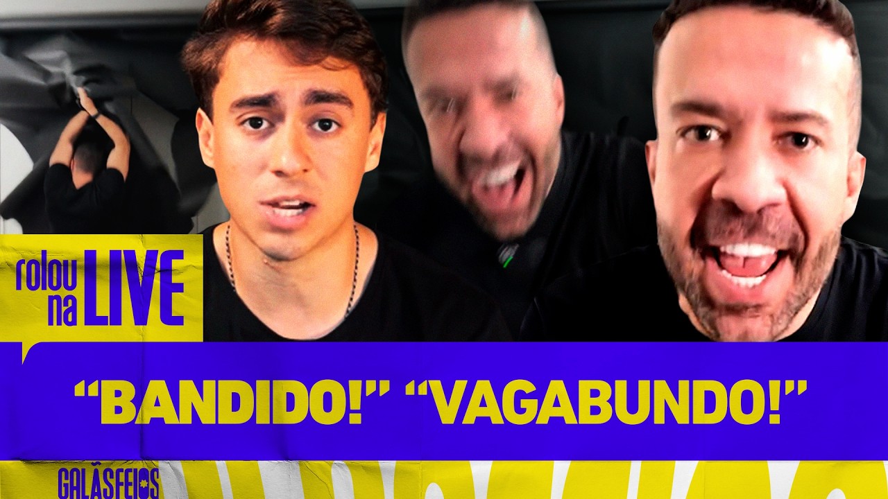 JANONES FAZ O VIDEO MAIS CAÓTICO DO ANO AO XINGAR NIKOLAS E RASGAR FUNDO PRETO | Galãs Feios