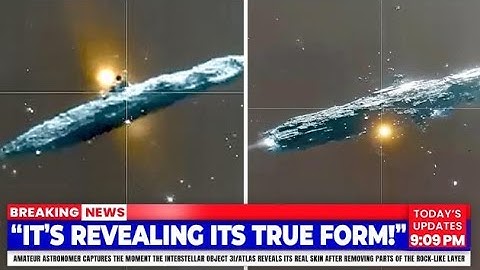 Amateur Network JUST RELEASED The Clearest Time-Lapse Of 3I/ATLAS Morphing