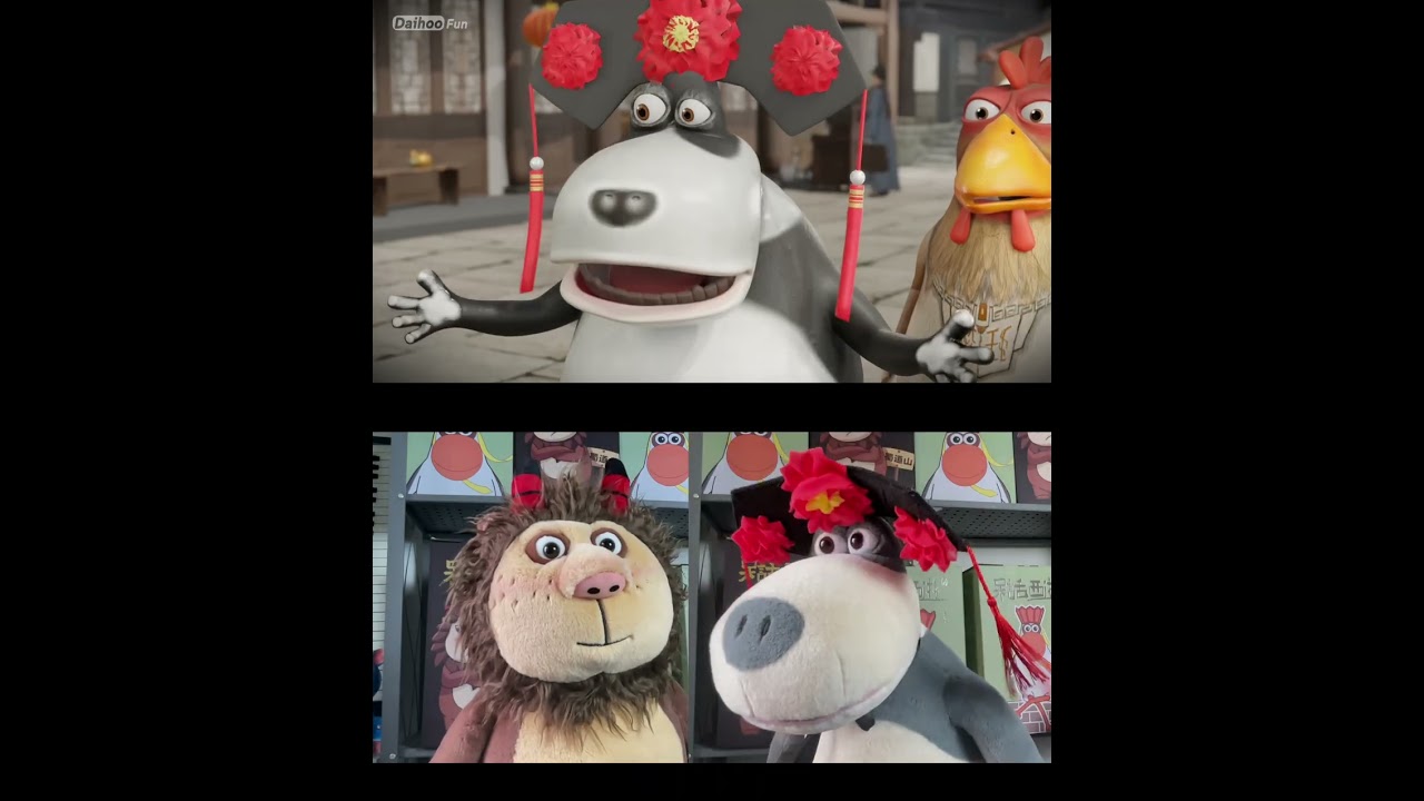 Why does he always drive me crazy?! 😡😂 #daihoo #daihuaxiyou #呆話西遊 #plush #animation #dubbing 縮圖