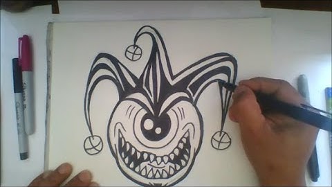 How to draw graffiti character 