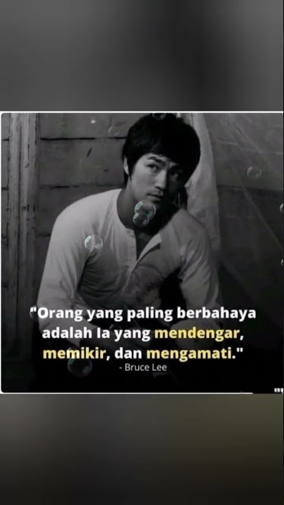 kata kata story wa !!! Motivasi Bruce Lee!! #shorts