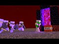 Dreams nether trap  minecraft manhunt animation