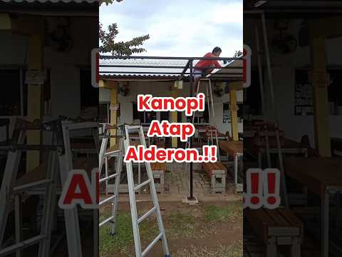 KANOPI ATAP ALDERON.‼️by.NabiL Karya Teknik #welder #diy #fyp  #shorts