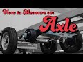 How to Measuring an Indespension Axle
