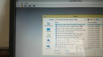 Hướng dẫn chỉnh sửa file pdf bằng phần mềm forxit pdf editor - Phần 1