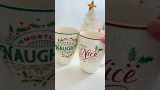 Holiday Mugs are finally out : Are You Nice or Naughty #cozychristmas #lenox #christmasmug