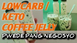 HOW TO MAKE LOWCARB COFFEE JELLY | SUPER EASY- KETO COFFEE JELLY