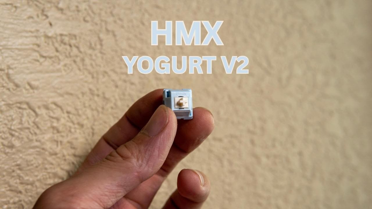 Максимально громкий щелчок! Линейные переключатели HMX Yogurt V2.