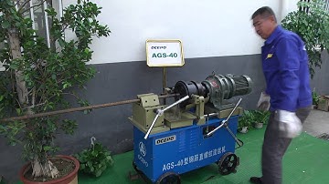 AGS 40 Rebar Thread Rolling Machine