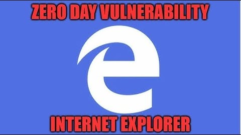 Microsoft Internet Explorer Zero-Day Vulnerability| Advisory|Mitigation|Workaround