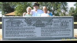 Vinson, Oklahoma Historical Monument by Willis Granite Products 