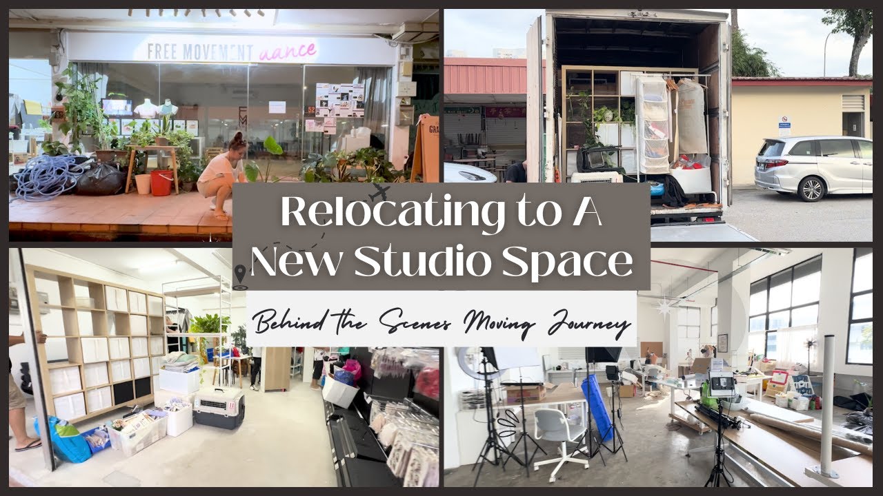 Relocating to A New Studio Space: Behind-the-Scenes | Moving Journey ...