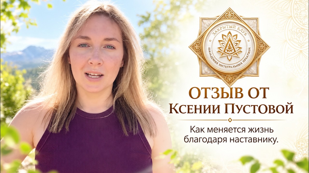 Отзыв Ксении Пустовой