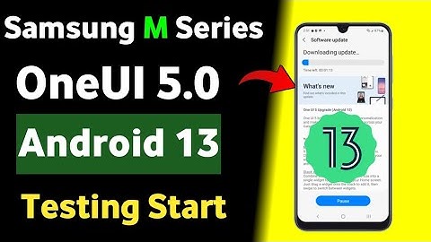 Samsung M Series OneUI 5.0 Android 13 Testing Start 🔥🔥🔥