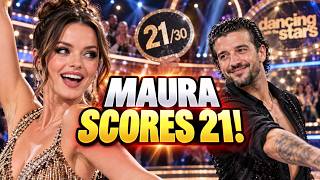 Dwts Saison 35 : Maura Higgins & Mark Ballas Obtiennent 21 Points Les Moments Forts De La Première