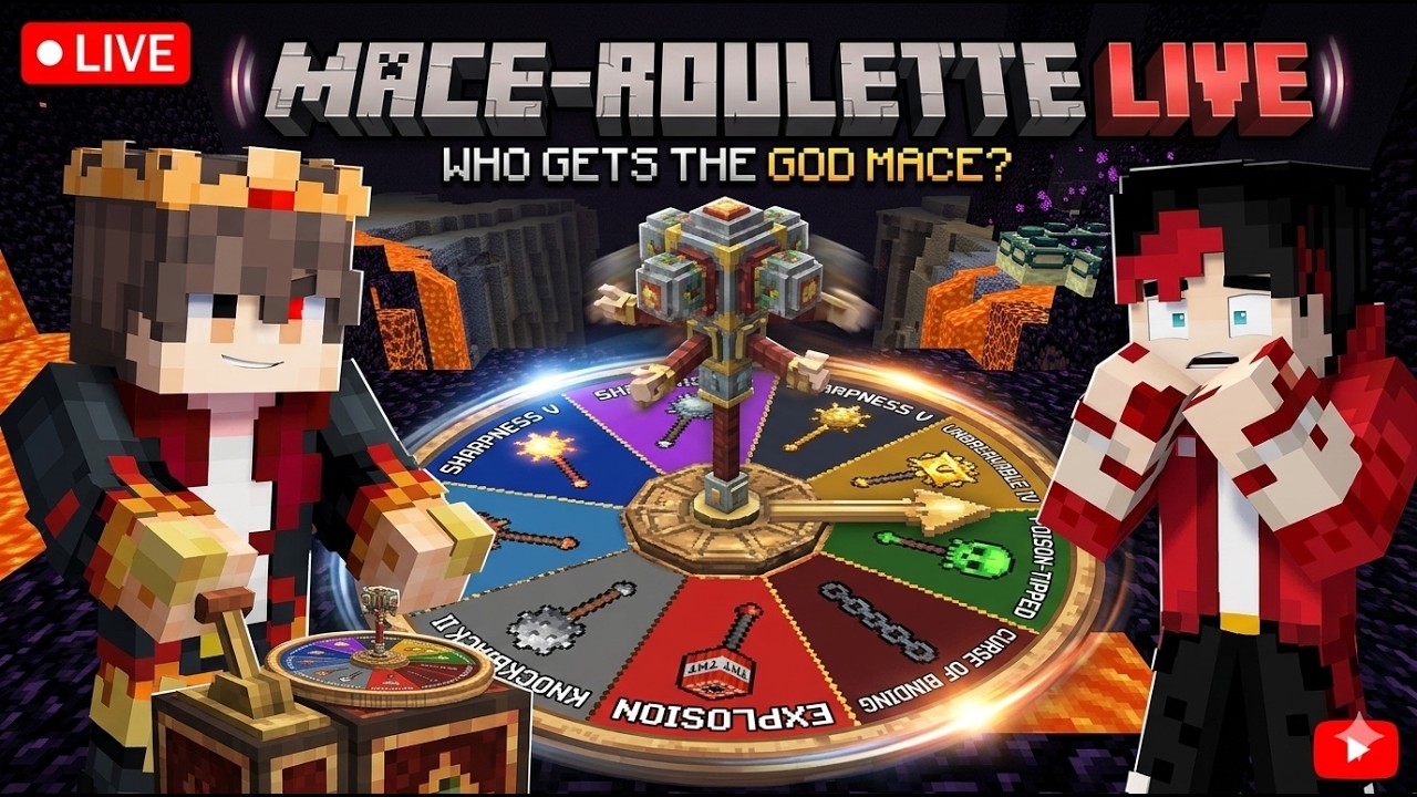 playing Mace Roulette For the first Timeee 🤯| Live 🔴 - YouTube