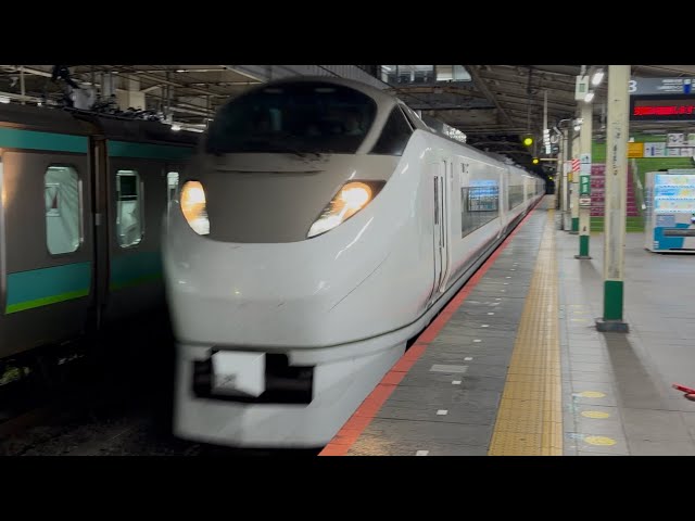 4K高画質】E657系ｶﾂK-1編成（651系電車オマージュカラー塗装・トップ