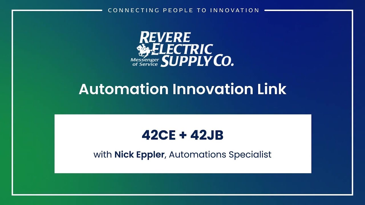 Automation Innovation Link - Allen Bradley 42CE RightSight & 42JB VisiSight Photoelectric Sensors