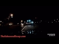 Pedestrian crossing and nearly struck