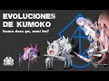 Evoluciones de kumoko/ kumo desu ga, nani ga?