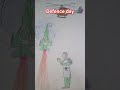 easy defence day drawing I 6 September drawing I#ytshorts #shortsfeed #reels #drawing #defenceday