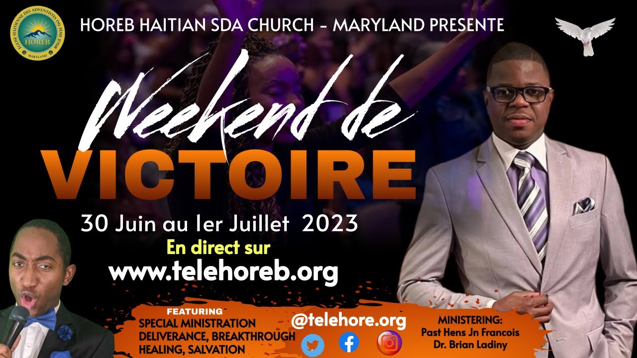 Samedi Matin de Victoire Horeb Haitian SDA Church Maryland YouTube