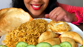 Spicy Indomie Mi Goreng + Pierogi Dumplings ASMR Mukbang | Ultimate Eating Sounds!