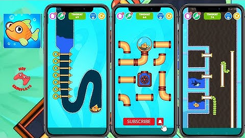 Save The Fish Game, Level 60-96 Gameplay, Relaxing and Satisfying Game iOS/Android