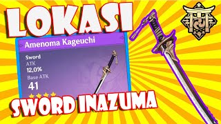 Lokasi Sword Inazuma! Cara Dapat Amenoma Kageuchi Genshin Impact Indonesia