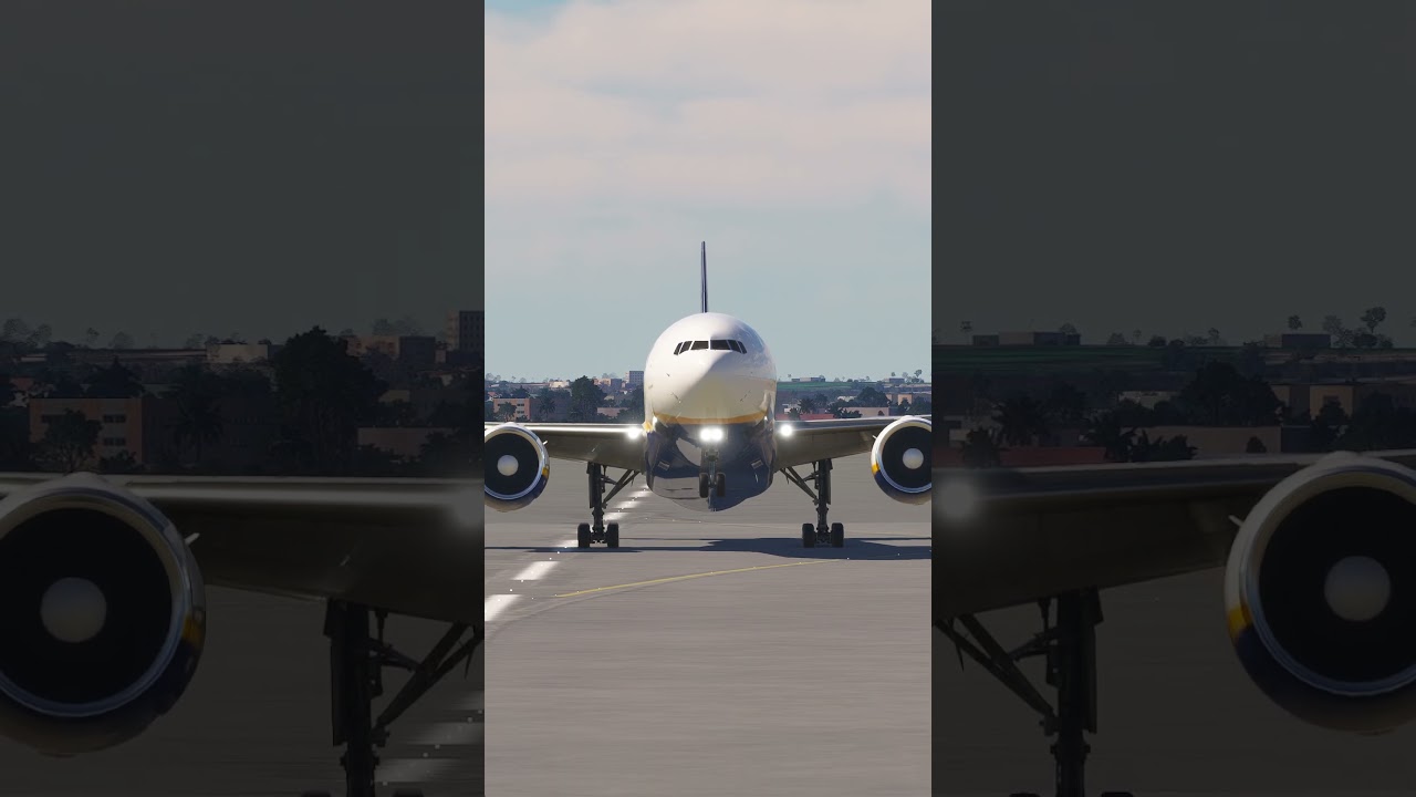 Impossible Landing!!! Amazing View before the Plane Lands at the Airport eps626