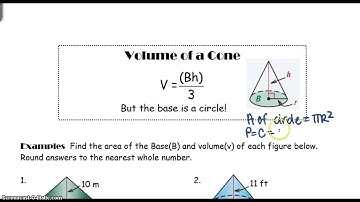 9.5V Volume of Pyramids and Cones GCSStorvik