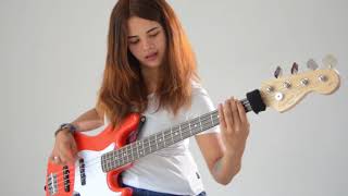 Nervosa - Into Moshpit Bass Cover By Deana Struggle