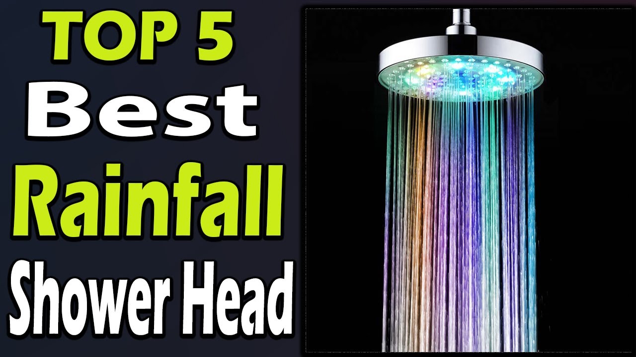 TOP 5 Best LED Rainfall Shower Head Review 2024 - YouTube