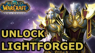 How To Unlock Lightforged Draenei Allied Race Guide - World Of Warcraft